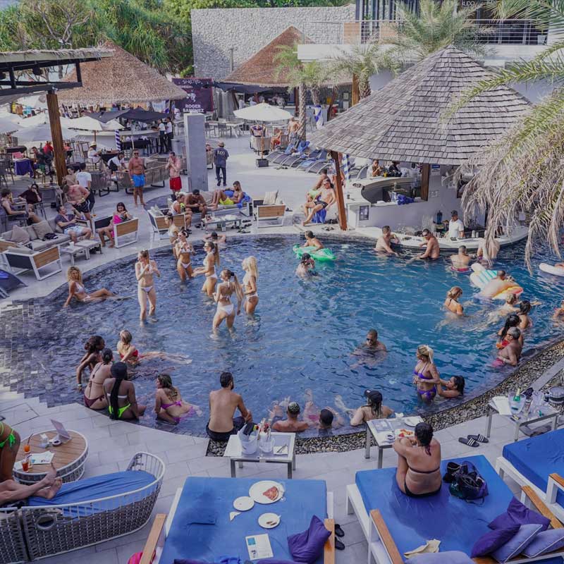 Kudo Beach Club Pool Party Booking