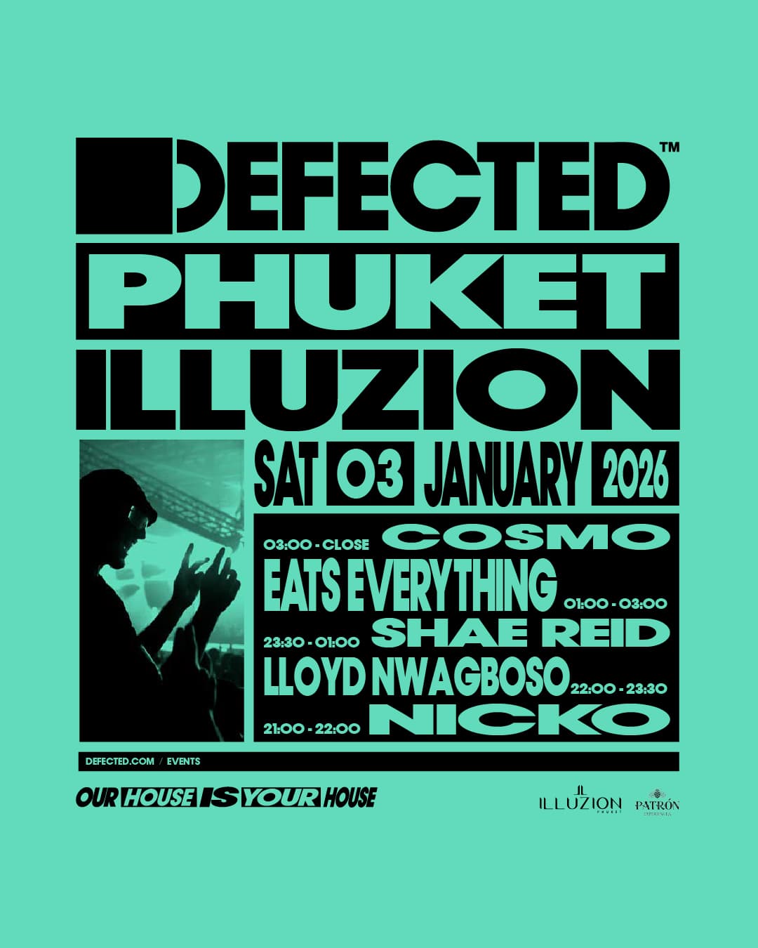 Defected Phuket Lineup